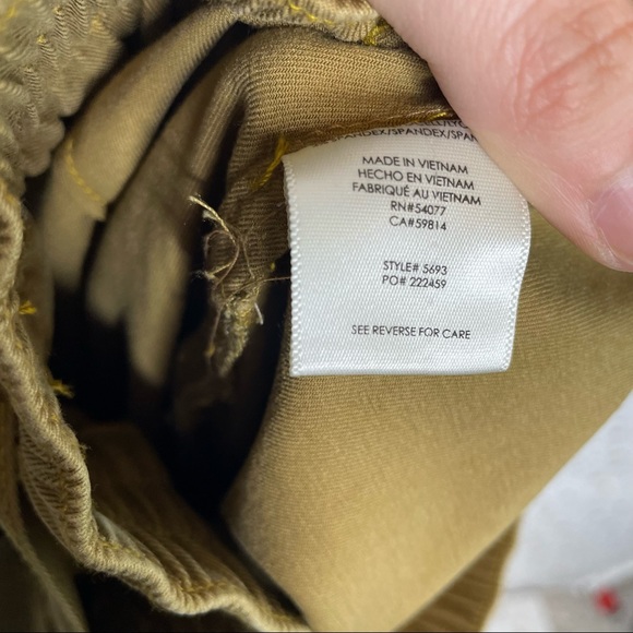 Cabi | Discovery Trouser Paperbag Tie Waist Chino Pants Tan Size 4 - Picture 10 of 15